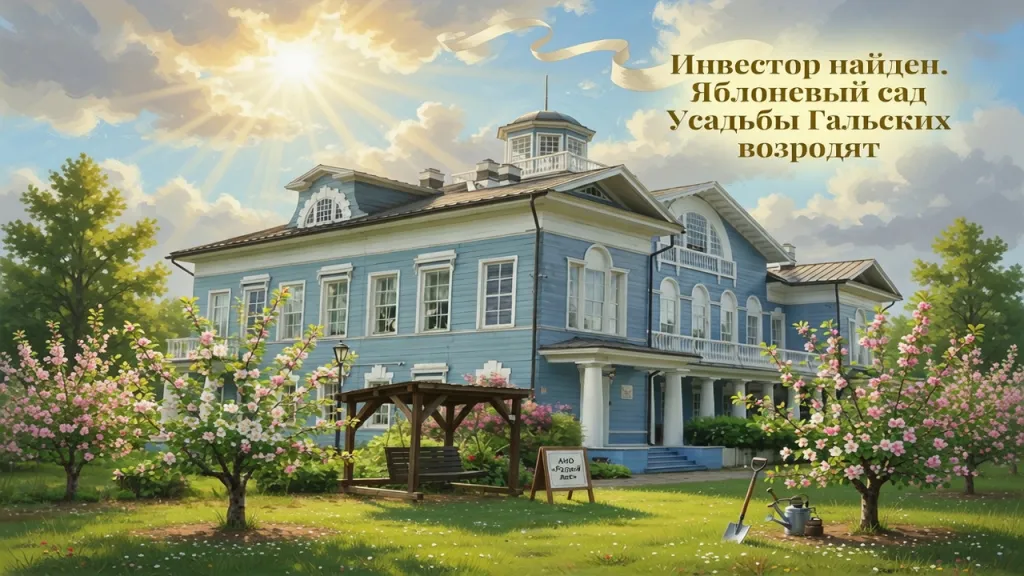 Инвестор найден. Яблоневый сад Усадьбы Гальских возродят
